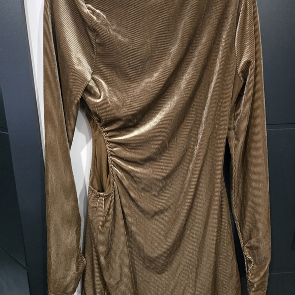 Afirm Cut Out Mock Neck Mini Dress Euc Large - Picture 2 of 2